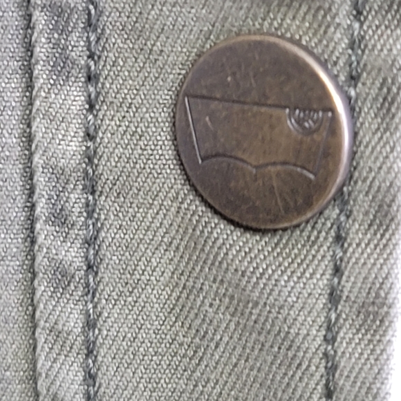 Levi's jacket size L Green military color - Picture 5 of 14